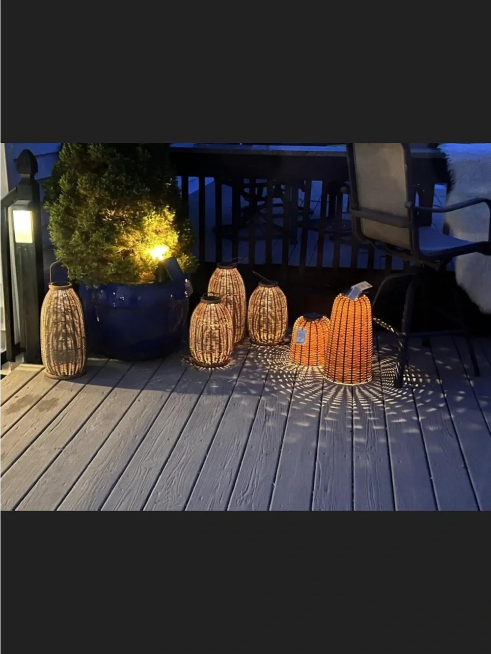 Woven Solar Lantern Small - Hearth & Hand™ with Magnolia